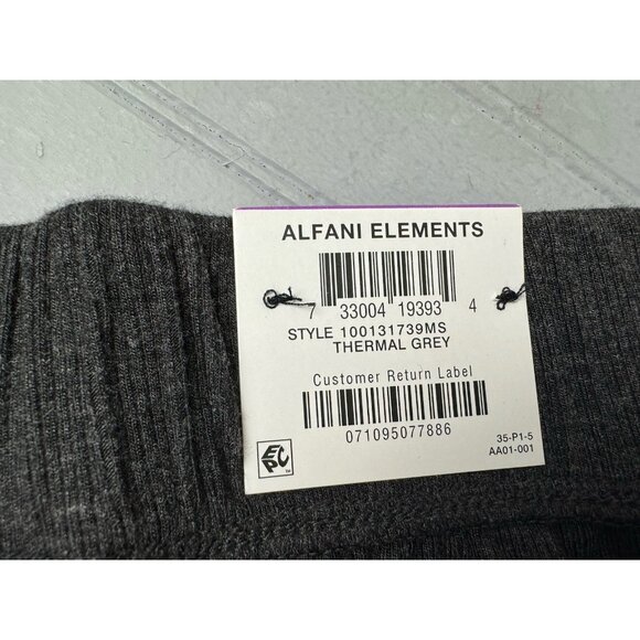 Alfani Elements Size 2XL Womens Pants Thermal Gray Flowy Soft Pockets Stretch - Picture 3 of 6